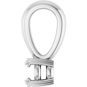 Sterling Silver 3.8 mm Round Pendant Mounting – image 6