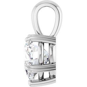 Continuum Sterling Silver 9x9 mm Heart Pendant Mounting – image 5
