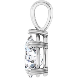 Continuum Sterling Silver 12x8 mm Pear Pendant Mounting – image 5