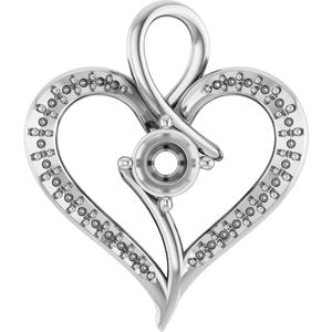 Platinum 4.8 mm Round Pendant Mounting – image 2