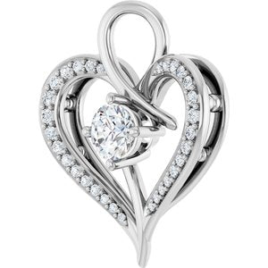 Platinum 4.8 mm Round Pendant Mounting – image 3