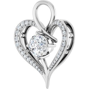 Platinum 7.4 mm Round Pendant Mounting – image 3