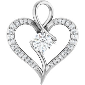 Platinum 5.5 mm Round Pendant Mounting