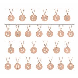 18K Rose Gold-Plated Sterling Silver Initial O Charm/Pendant – image 2