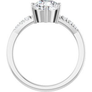 Platinum 7.4 mm Round Ring Mounting – image 3