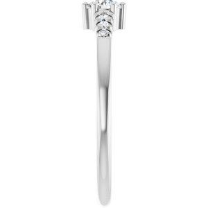 Platinum 3.5 mm Round Ring Mounting – image 7