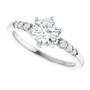 Platinum 6 mm Round Ring Mounting – image 8