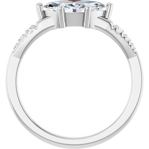 Sterling Silver 10x5 mm Marquise Ring Mounting – image 3