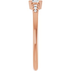 14K Rose Gold 4x3 mm Oval Ring Mounting – image 7