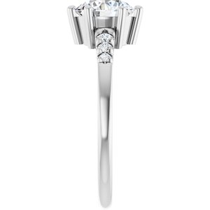 Platinum 7 mm Round Ring Mounting – image 7