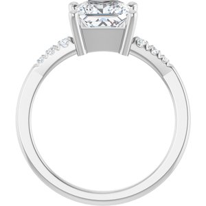 Platinum 6.5x6.5 mm Square Ring Mounting – image 3