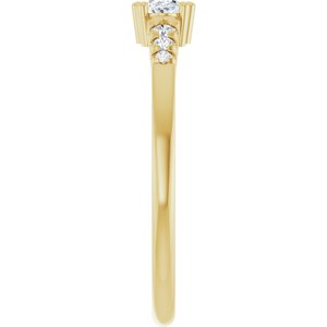 10K Yellow Gold 5x3 mm Oval Ring Mounting – image 7
