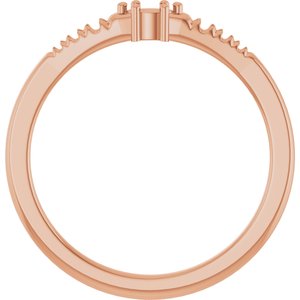 10K Rose Gold 3.5x2 mm Marquise Ring Mounting – image 4