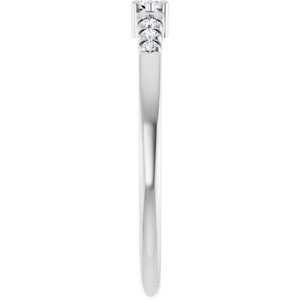 14K White Gold 3.5x2 mm Marquise Ring Mounting – image 7