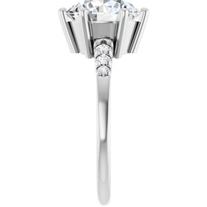 Platinum 9.4 mm Round Ring Mounting – image 7