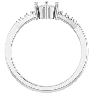 Platinum 5.5 mm Round Ring Mounting – image 4