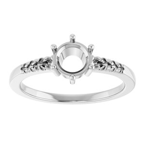 Platinum 5.8 mm Round Ring Mounting – image 6