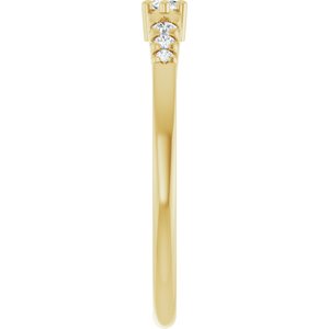 18K Yellow Gold 4.25x2.25 mm Marquise Ring Mounting – image 7