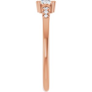 14K Rose Gold 5x3.5 mm Oval Ring Mounting – image 7