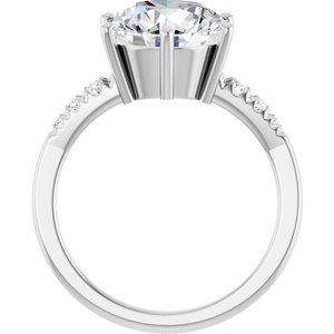 Platinum 10 mm Round Ring Mounting – image 3