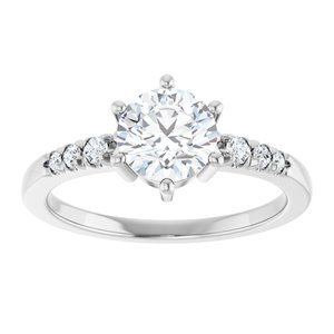 Platinum 6.5 mm Round Ring Mounting – image 5