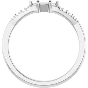 Sterling Silver 6x3 mm Marquise Ring Mounting – image 4