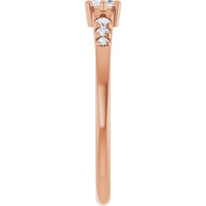 10K Rose Gold 6x3 mm Marquise Ring Mounting – image 7