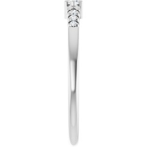 Continuum Sterling Silver 4x2 mm Marquise Ring Mounting – image 7