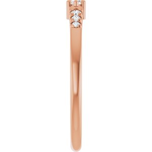 14K Rose Gold 4x2 mm Marquise Ring Mounting – image 7