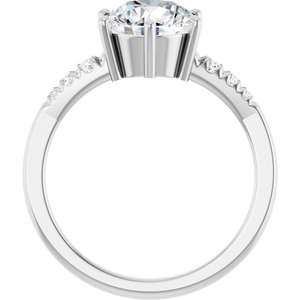 Continuum Sterling Silver 8 mm Round Ring Mounting – image 3