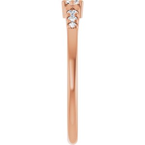 10K Rose Gold 4.5x2.5 mm Marquise Ring Mounting – image 7