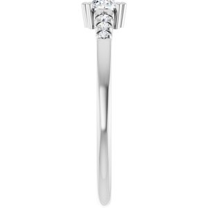 Sterling Silver 4.5x3.5 mm Oval Ring Mounting – image 7