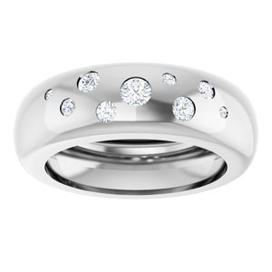 14K White Gold 1/5 CTW Lab-Grown Diamond Ring Size 5 – image 3