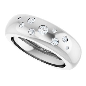 14K White Gold 1/5 CTW Natural Diamond Ring Size 6 – image 5