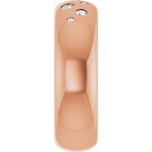 14K Rose Gold 1/5 CTW Lab-Grown Diamond Ring Size 5 – image 4
