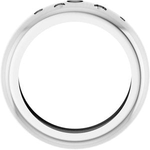14K White Gold Lightweight Dome Ring Mounting Size 6.5 – image 4