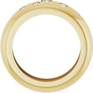 14K Yellow Gold 1/5 CTW Lab-Grown Diamond Ring Size 4.5 – image 2