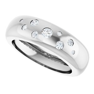 14K White Gold 1/5 CTW Lab-Grown Diamond Ring Size 6.5 – image 5