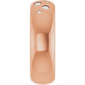 14K Rose Gold 1/5 CTW Lab-Grown Diamond Ring Size 4 – image 4