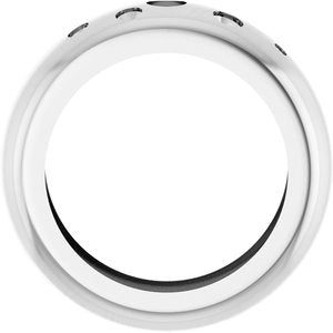 14K White Gold Lightweight Dome Ring Mounting Size 4 – image 4
