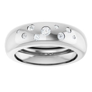 14K White Gold 1/5 CTW Lab-Grown Diamond Ring Size 7 – image 3