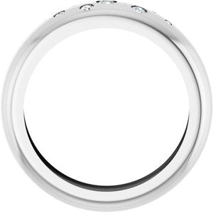 14K White Gold 1/5 CTW Lab-Grown Diamond Ring Size 9.5 – image 2