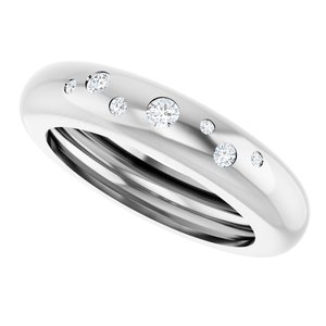 14K White Gold .08 CTW Lab-Grown Diamond Ring Size 5 – image 5