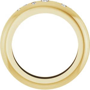 14K Yellow Gold .08 CTW Lab-Grown Diamond Ring Size 5 – image 2