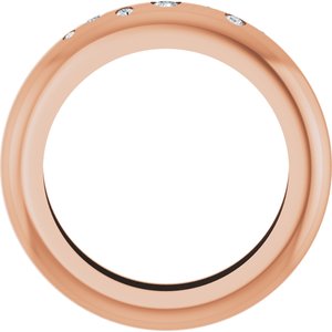 14K Rose Gold .08 CTW Natural Diamond Ring Size 5 – image 2