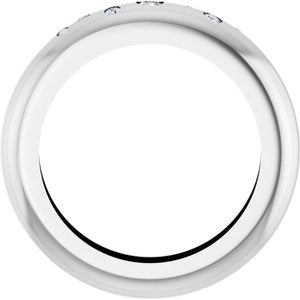 14K White Gold .08 CTW Natural Diamond Ring Size 5 – image 2