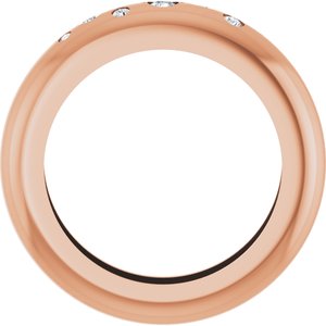 14K Rose Gold .08 CTW Lab-Grown Diamond Ring Size 4 – image 2