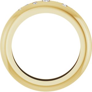 14K Yellow Gold .08 CTW Lab-Grown Diamond Ring Size 6 – image 2