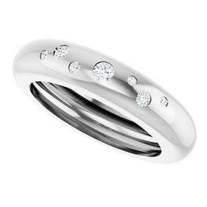 14K White Gold .08 CTW Lab-Grown Diamond Ring Size 4.5 – image 5