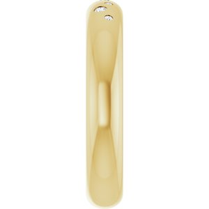 14K Yellow Gold .08 CTW Lab-Grown Diamond Ring Size 7 – image 4